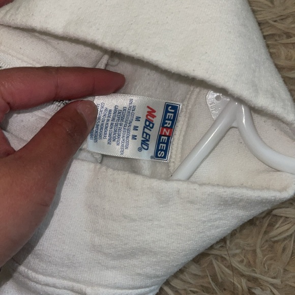 White Pullover Mens Jacket (Size M) - Picture 3 of 4